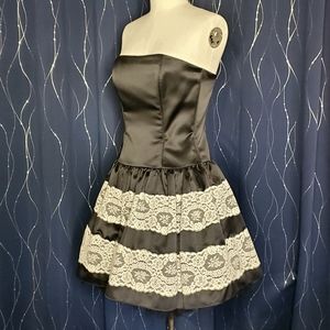 Jessica McClintock Goth Fairy French Maid Cocktail